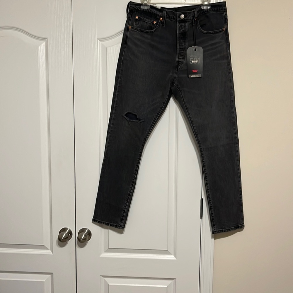 Levis 501 premium skinny jeans size 33x30